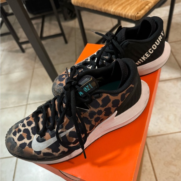 Nike Court Air Zoom Zero Leopard Print Women’s 7.5 - Picture 3 of 7